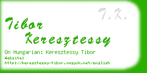 tibor keresztessy business card